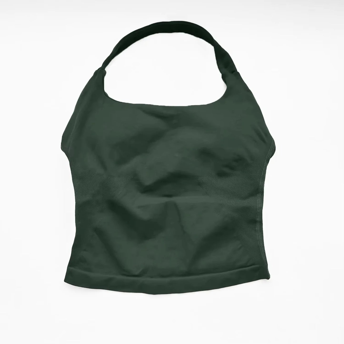 Women Halter Gym Top Push Up Sports Bra Yoga Fitness Tennis Tank Top