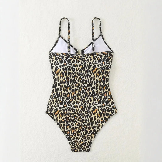 Heatwave Curve - Strappy Backless Leopard