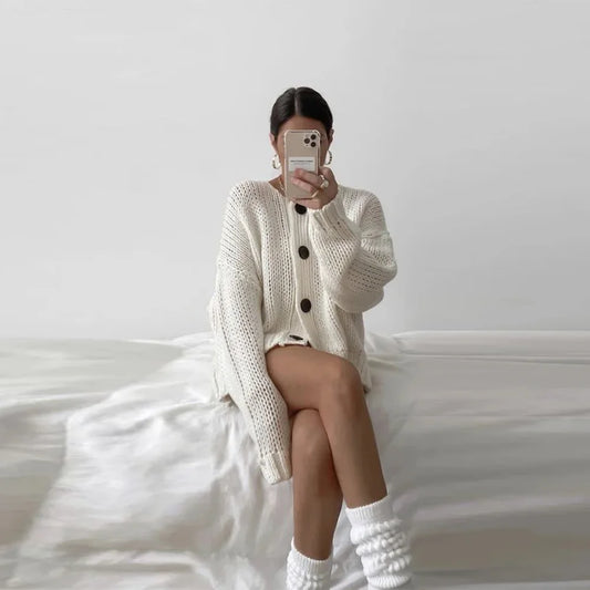 Essential Slouch Socks - White