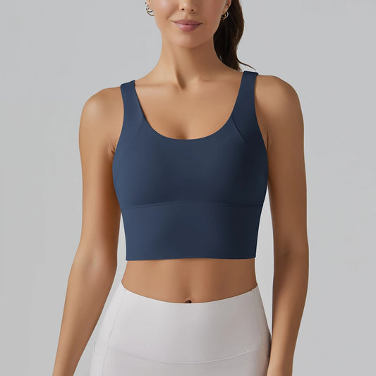 Women Athletic Sports Bra Shockproof Yoga Gym Running Workout Top