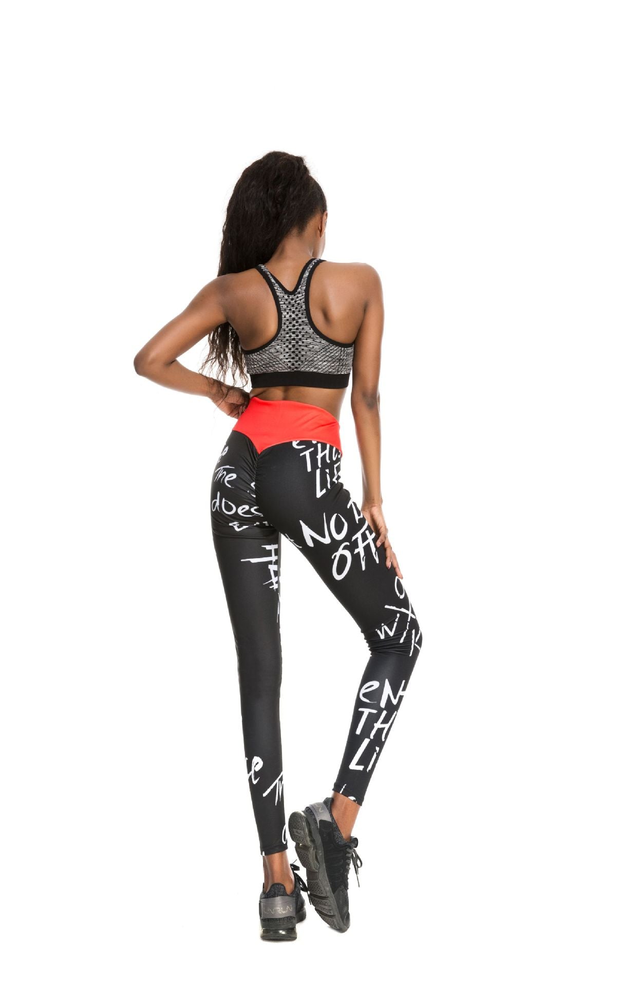 Sculpt & Flow Leggings - Graffiti