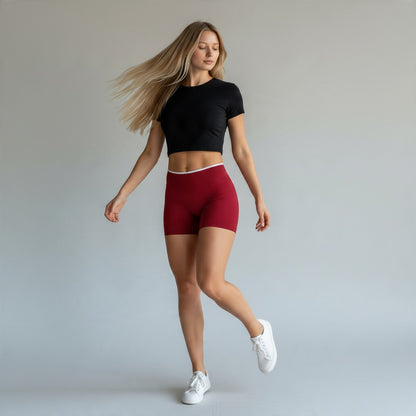 Fierce Ember™ Contour High-Waist Gym Shorts