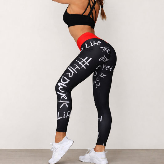 Sculpt & Flow Leggings - Graffiti