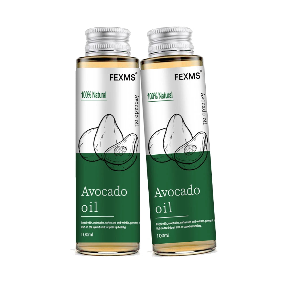 Avocado Oil for Hair & Skin | 100% Pure Natural Carrier Oil for Massage & Essential Oils
