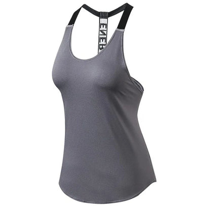 2026 Women’s Backless Gym Top | Sleeveless Quick Dry Yoga Crop