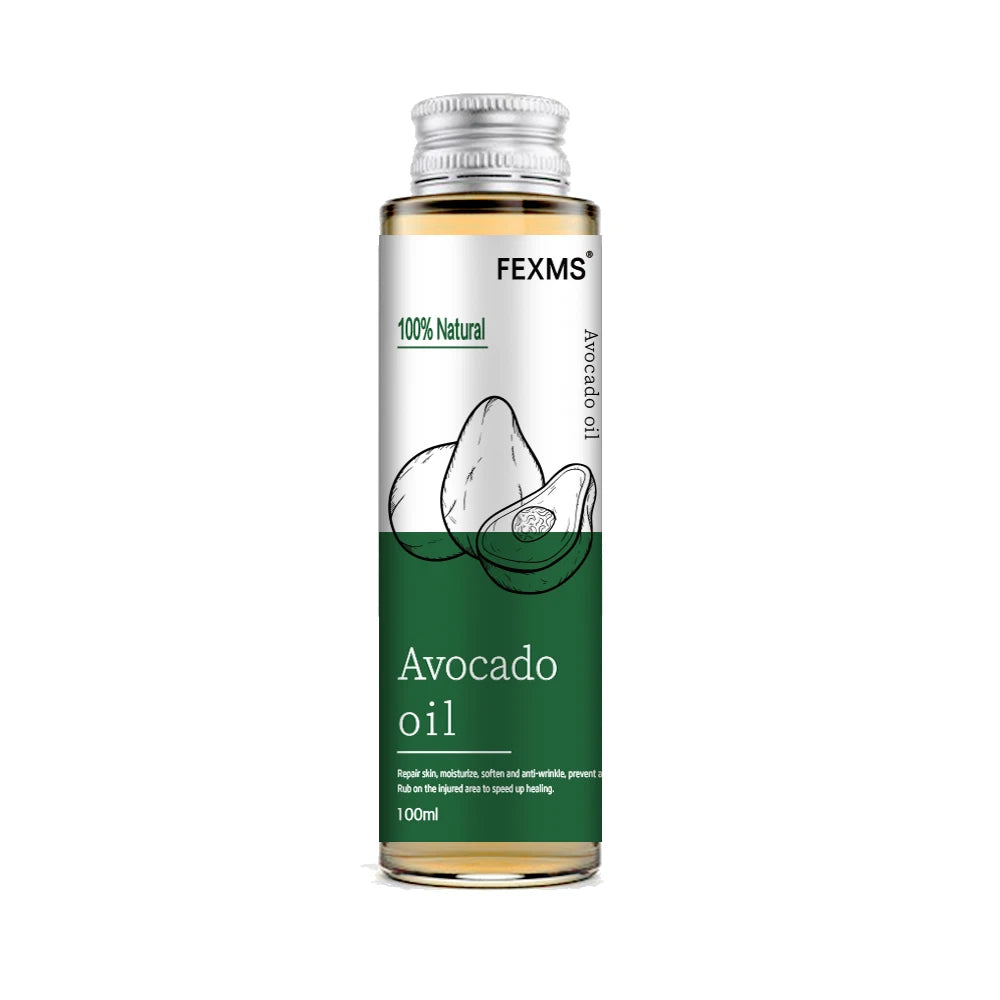 Avocado Oil for Hair & Skin | 100% Pure Natural Carrier Oil for Massage & Essential Oils