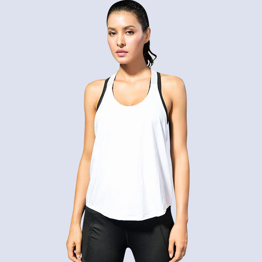 2026 Women’s Backless Gym Top | Sleeveless Quick Dry Yoga Crop