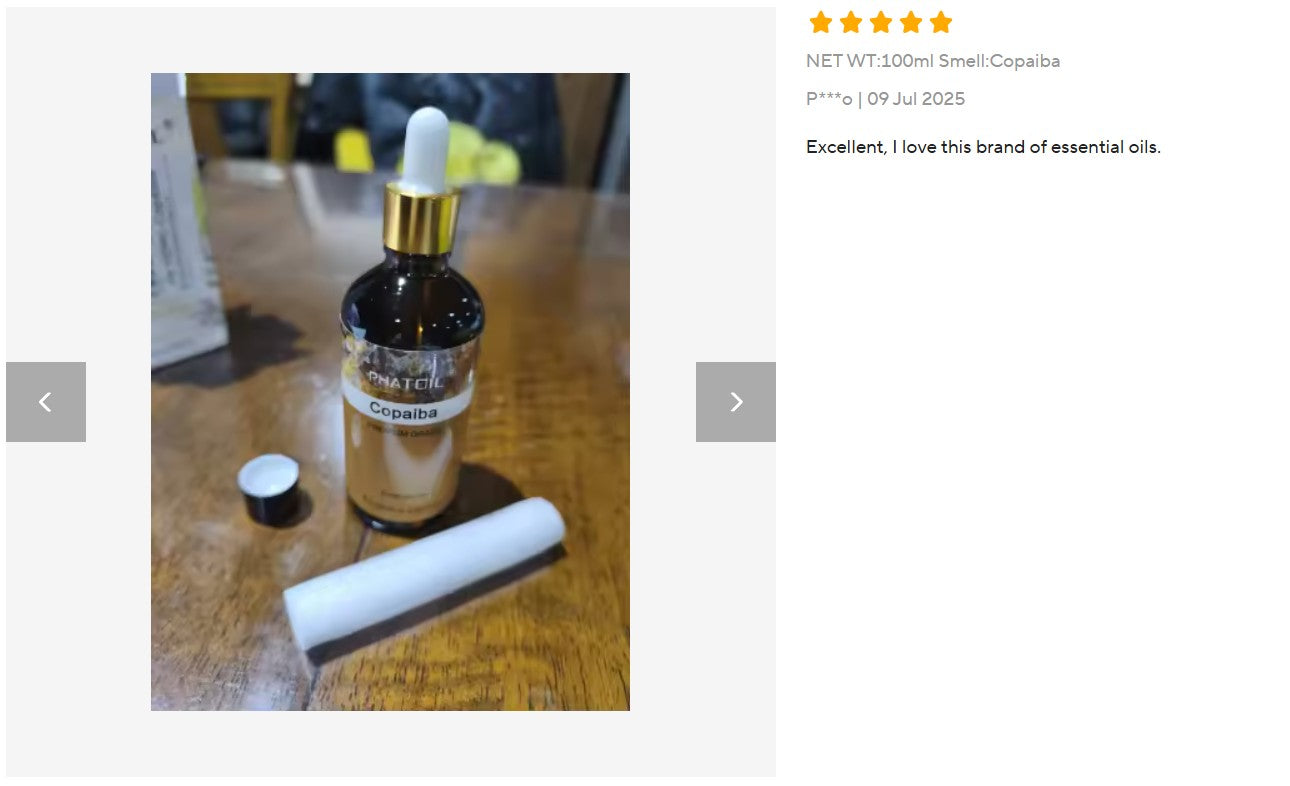 PHATOIL 100ml Essential Oil – Eucalyptus, Lavender, Vanilla, Jasmine & More