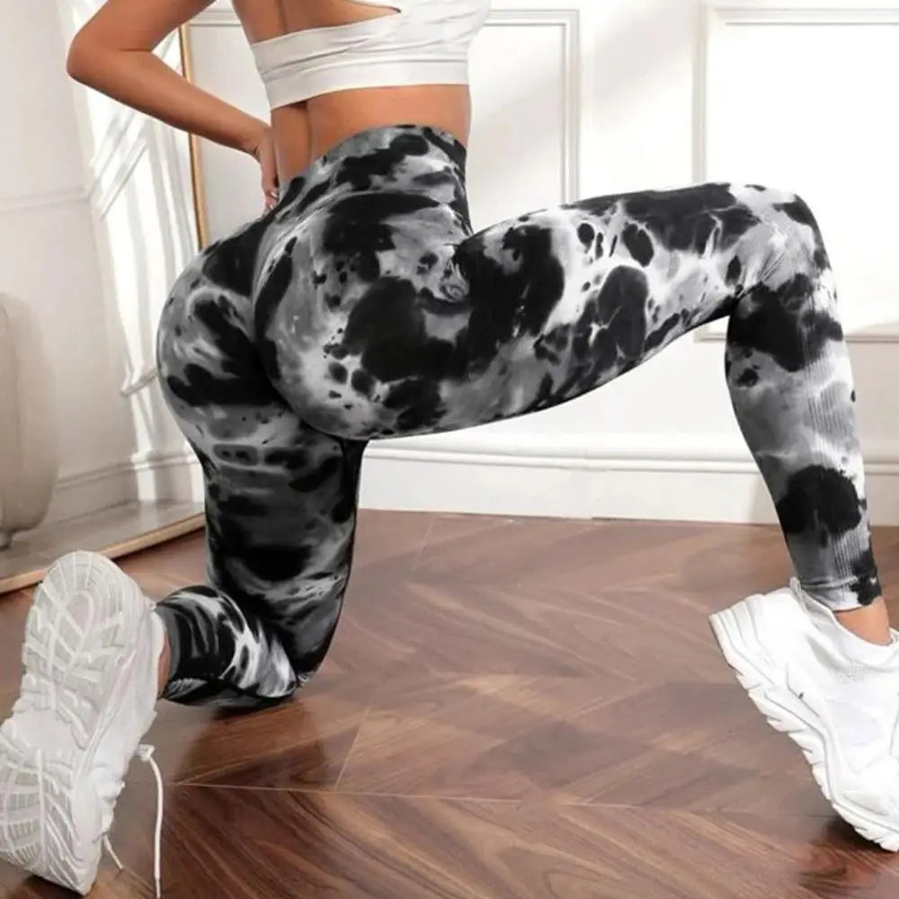 Second Skin Leggings - Seamless Multicolor Pattern