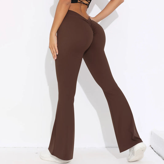 Contour Fit Leggings - Scrunch Shaping Flare