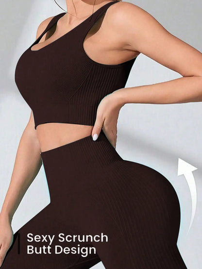 Curve & Flow Set - Cross Strap Tummy Control