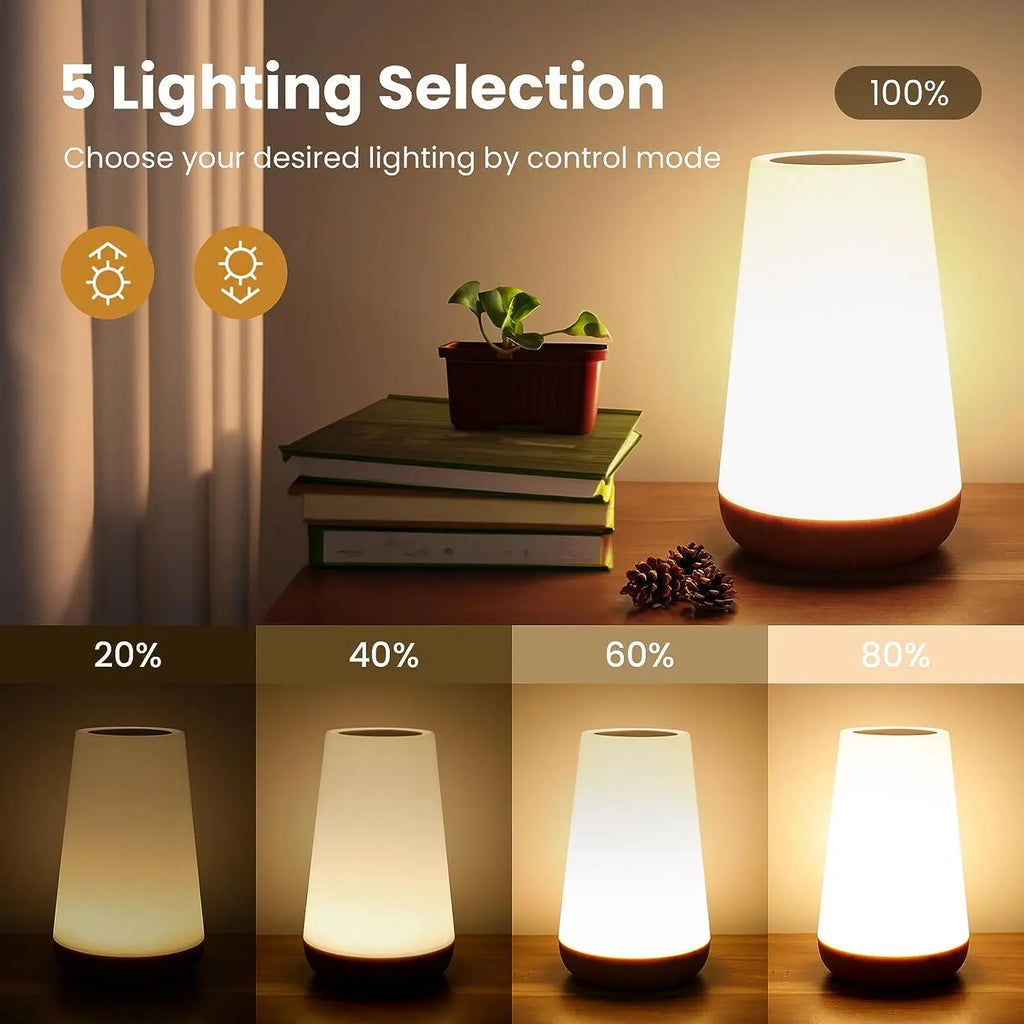 13 Color Changing RGB Night Light – Touch & Remote Control