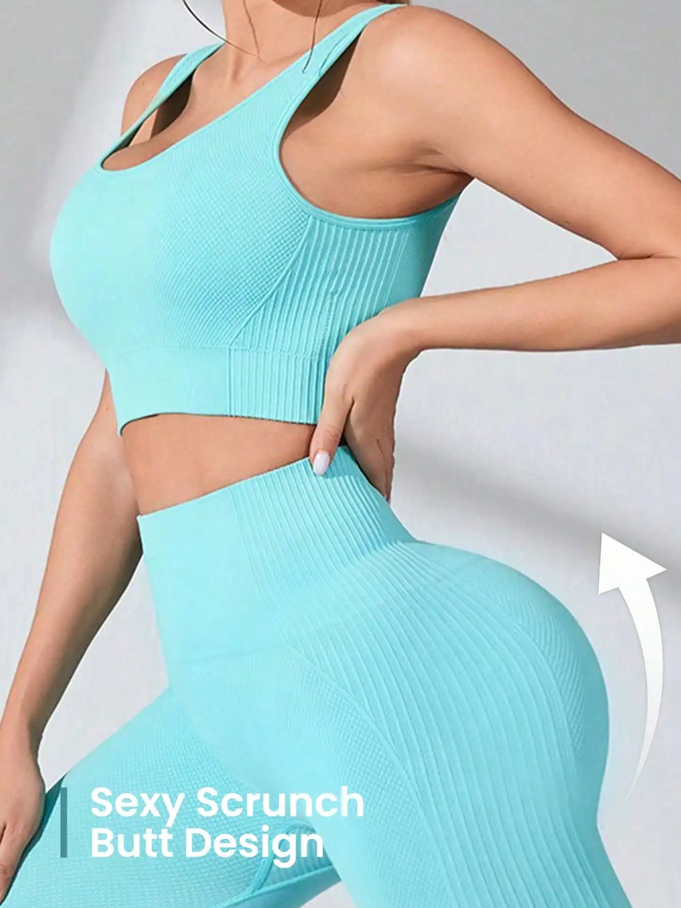 Curve & Flow Set - Cross Strap Tummy Control