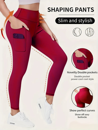 Contour Fit Leggings - Deep Pocket Shaping Black