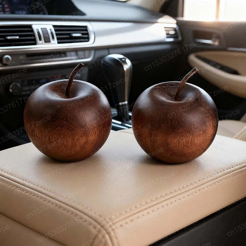 Natural Wood Apple Aroma Diffuser – Essential Oil Scent Decor