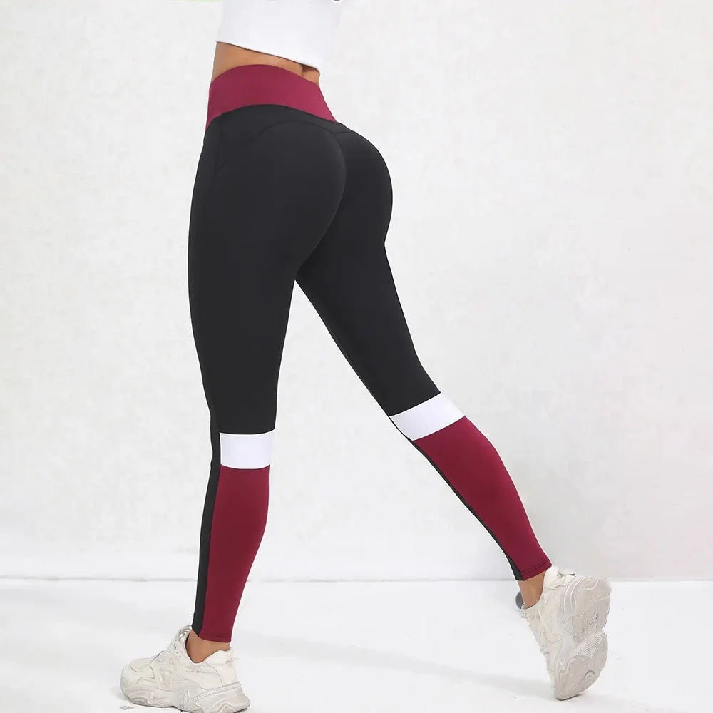 Sculpt & Flow Leggings - Seamless Colorblock