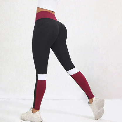 Sculpt & Flow Leggings - Seamless Colorblock