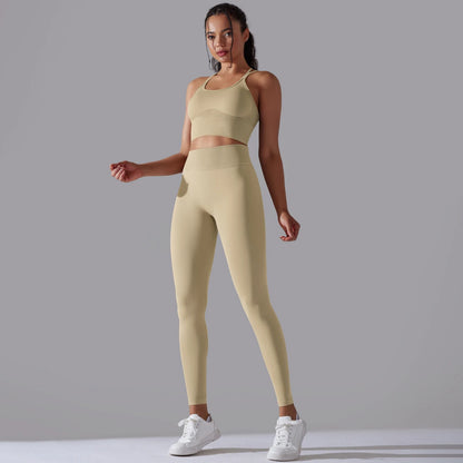 Curve & Flow Set - Brushed Fabric Moisture-Wicking