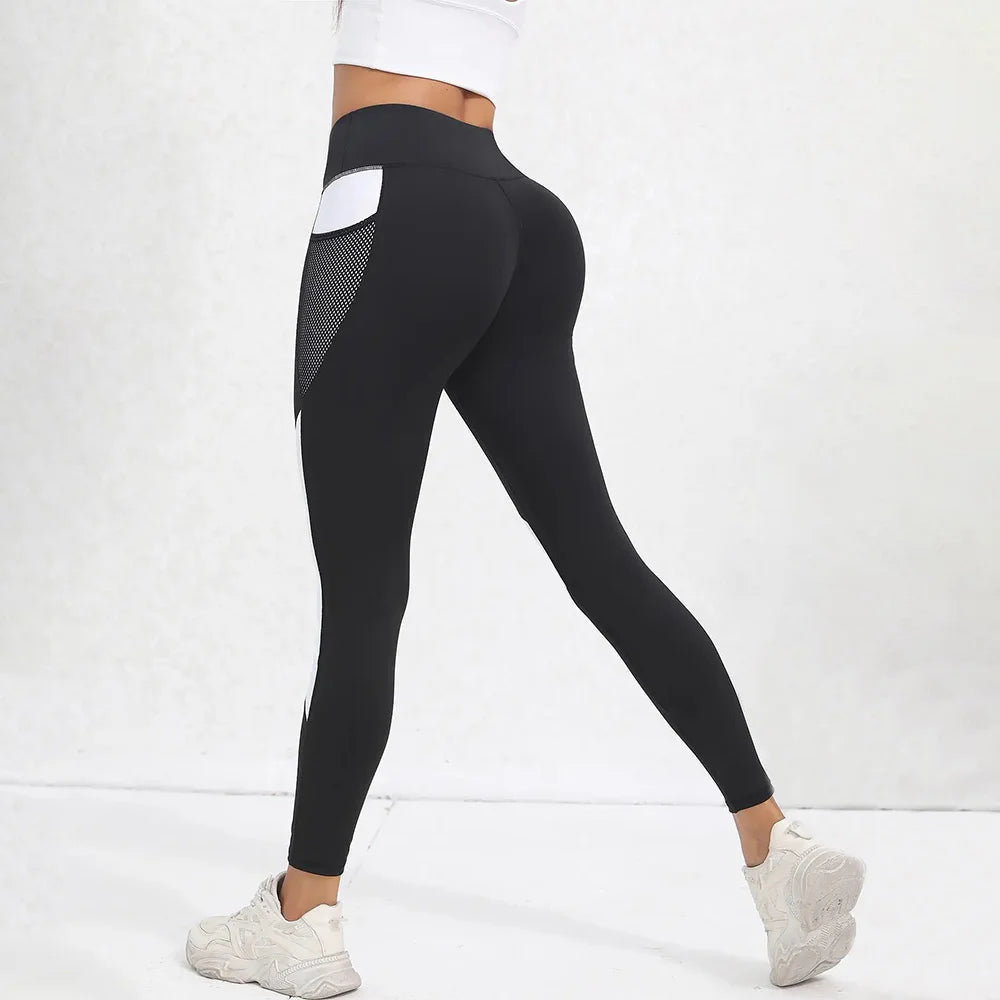 Sculpt & Flow Leggings - Seamless Colorblock