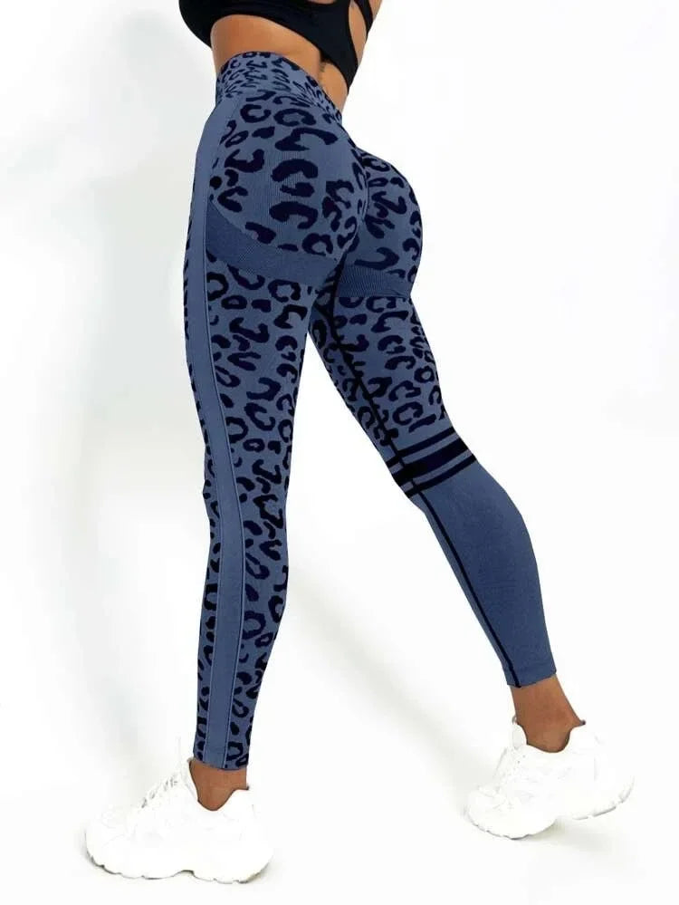 Sculpt and Flow Leggings - Leopard Print
