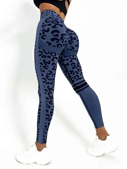 Sculpt and Flow Leggings - Leopard Print