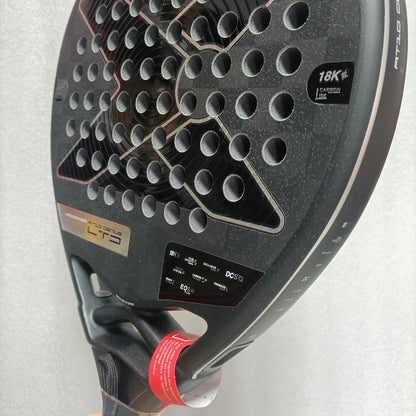 X-ONE Carbon Fiber Padel Racket Round Shape 3K 12K 18K Paddle Tennis Racquet