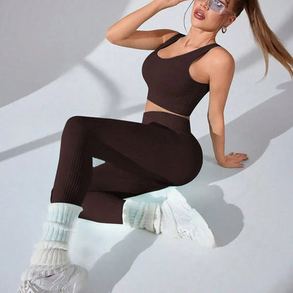 Curve & Flow Set - Cross Strap Tummy Control
