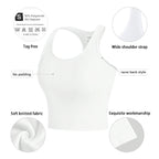 3 Pack Yoga Crop Tops | Seamless Gym Workout Tanks