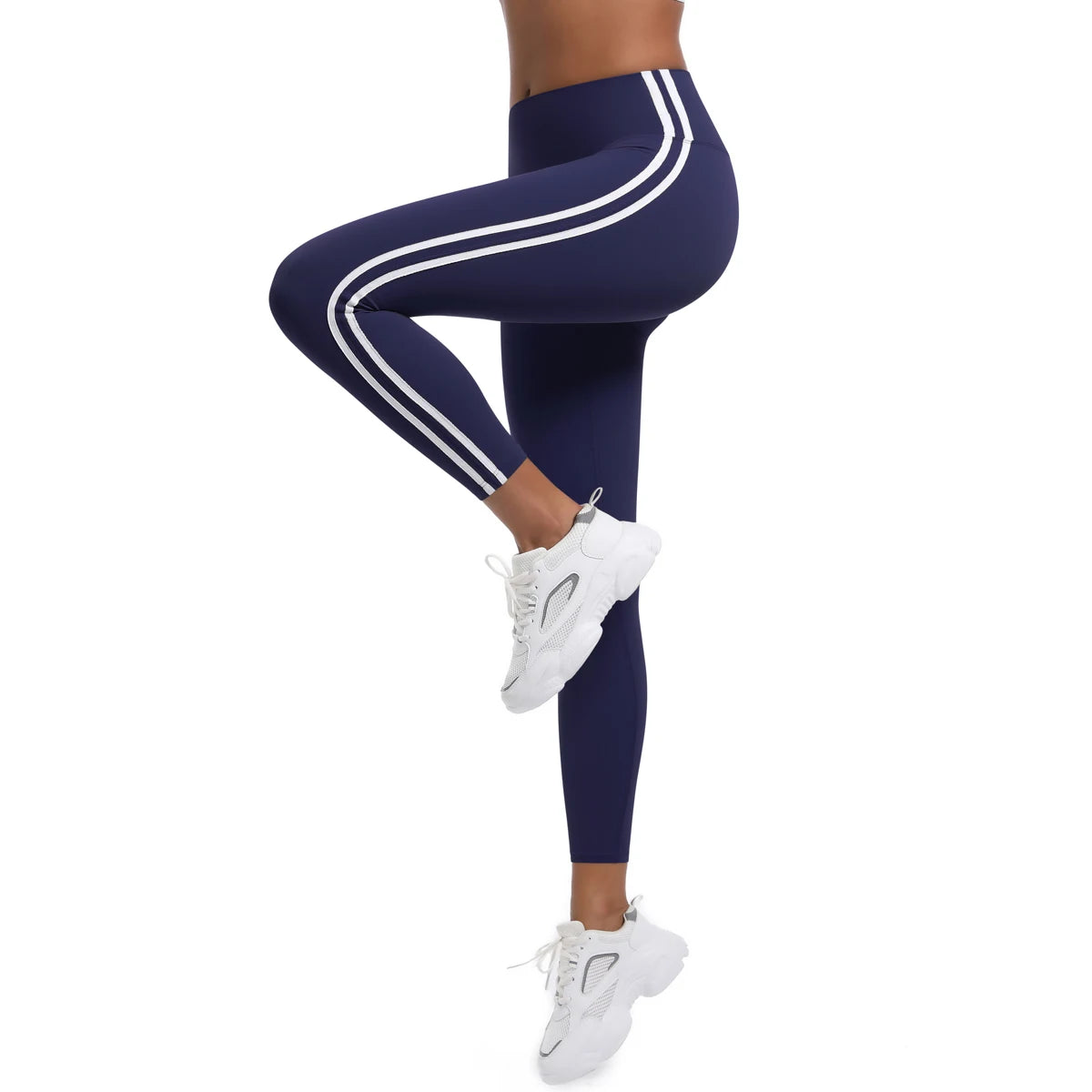 Second Skin Leggings - Athletic Striped