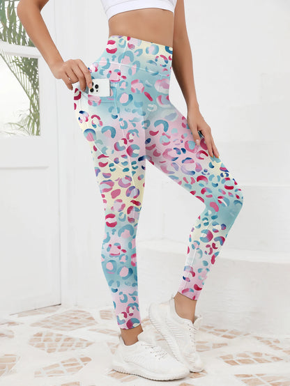 Second Skin Leggings - Multicolor Pattern