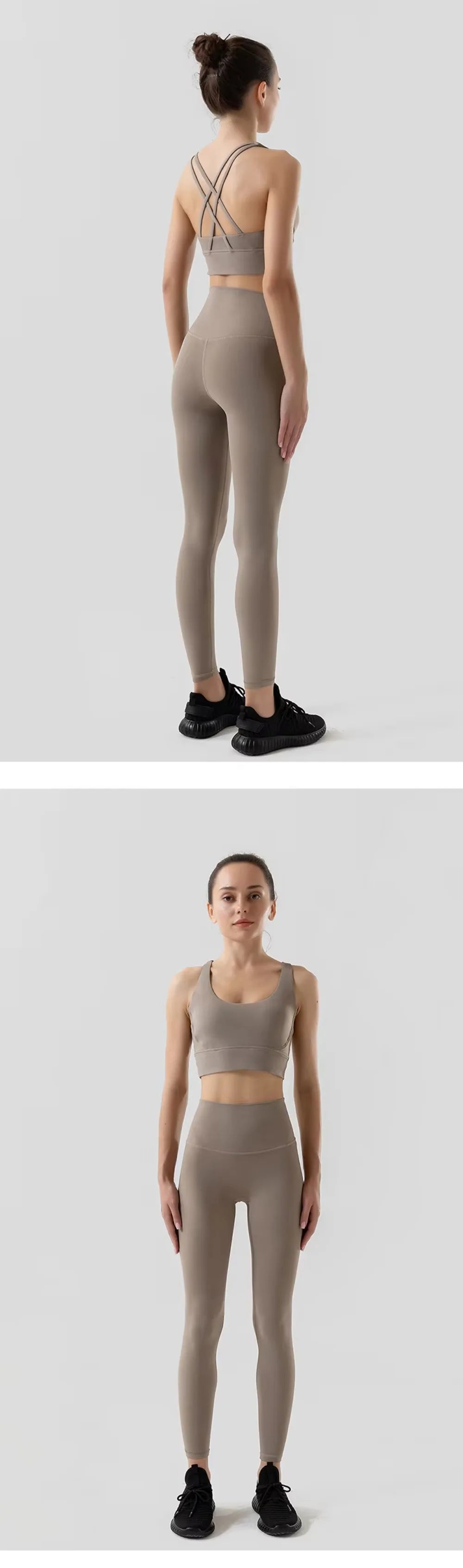 2 Piece Yoga Set | High Waist Booty Lift Gym Outfit