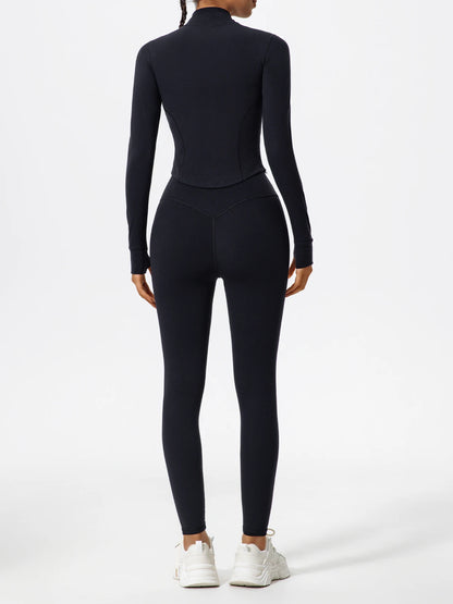 Women Zip Up Yoga Jacket | Ultra Soft Quick Dry Sports Top