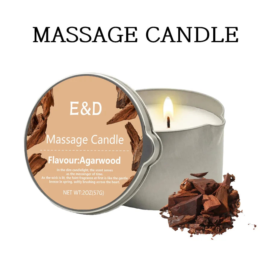 EVODUCK Luxury Massage Oil Candle | Stress Relief Aromatherapy