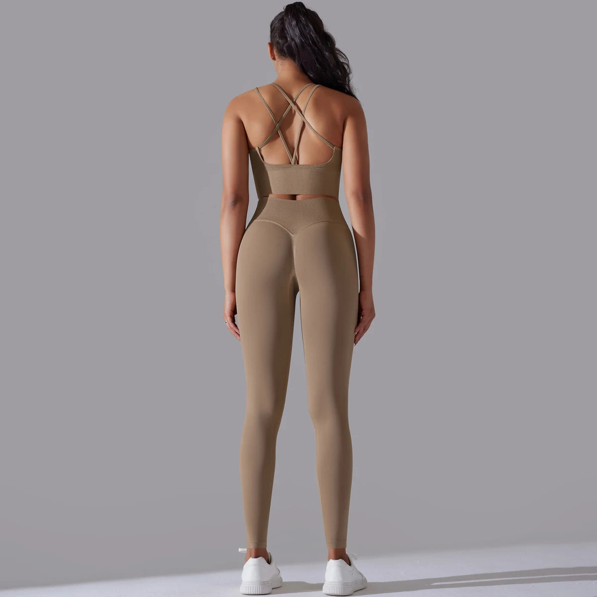 Curve & Flow Set - Brushed Fabric Moisture-Wicking
