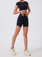 Hearuisavy Sports Top | Backless Yoga Crop Activewear