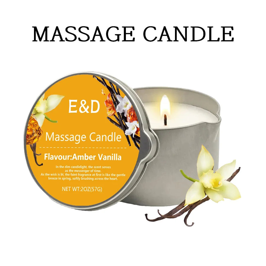 EVODUCK Luxury Massage Oil Candle | Stress Relief Aromatherapy