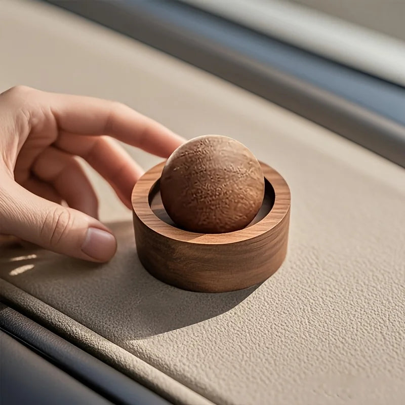 Wooden Essential Oil Diffuser – Spherical Design