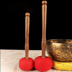 Singing Bowl Mallet | Wooden Wool Felt Stick for Meditation