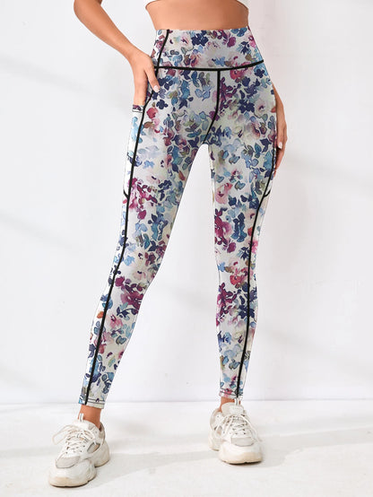 Second Skin Leggings - Multicolor Pattern