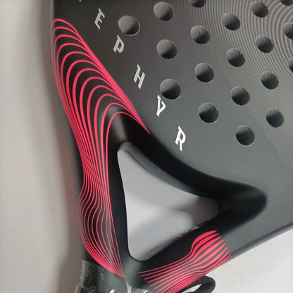 X-ONE Carbon Fiber Padel Racket Round Shape 3K 12K 18K Paddle Tennis Racquet