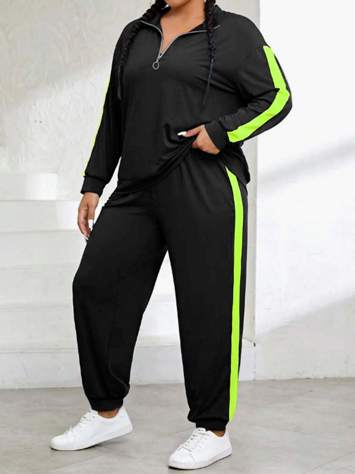Full Form™ Side Stripe Half-Zip Set