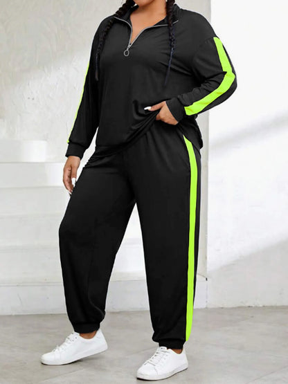 Full Form™ Side Stripe Half-Zip Set