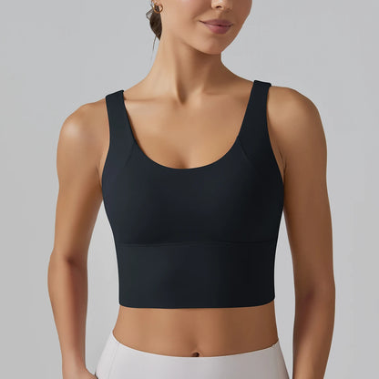Women Athletic Sports Bra Shockproof Yoga Gym Running Workout Top