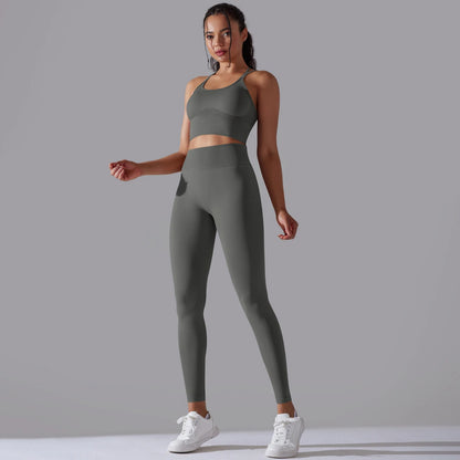 Curve & Flow Set - Brushed Fabric Moisture-Wicking