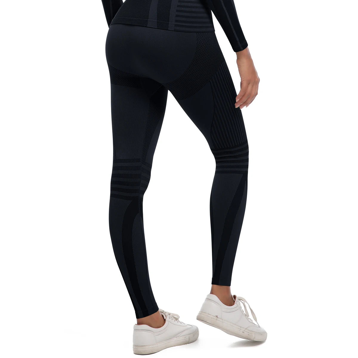 Contour Fit Leggings - Shaping Seamless Green