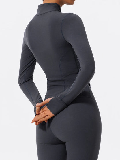 Women Zip Up Yoga Jacket | Ultra Soft Quick Dry Sports Top