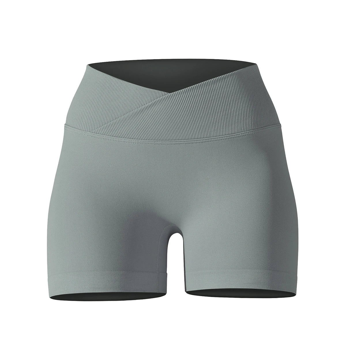 Womens High Waist Gym Running Shorts Seamless Scrunch Butt Fitness Workout