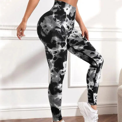 Second Skin Leggings - Seamless Multicolor Pattern