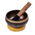 Tibetan Singing Bowl Set 5 Inch | Handmade Meditation Sound Bowl