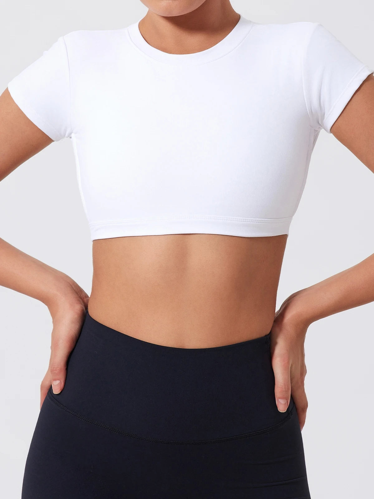 Ladies Sports Top | Backless Yoga Crop Activewear